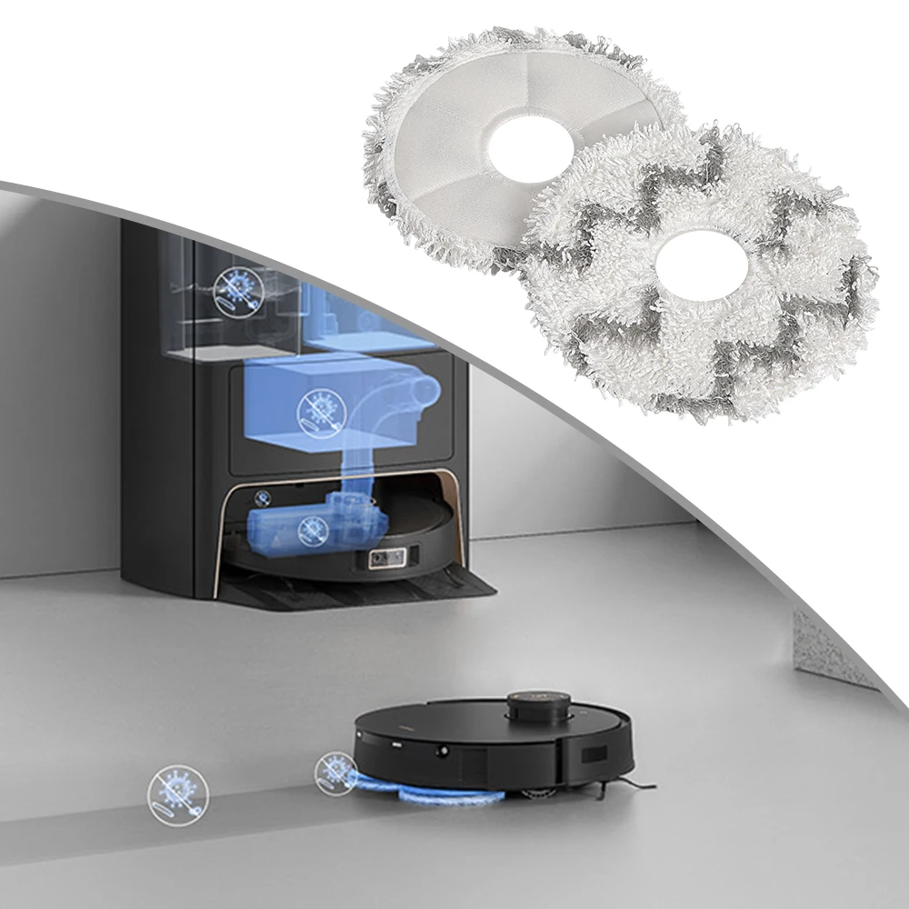 ممسحة قماش لـ Ecovacs T10 OMNI/ TURBO/MAX,X1 OMNI/TURBO/MAX / X1S PRO,T20 PRO/MAX/PRO PLUS ملحقات جهاز آلي لتنظيف الأتربة جزء