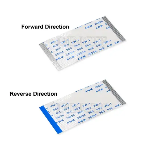 Imagen 2 del producto 10 unids/lote FPC FFC cinta Cable plano Flexible 4/6/8/10/12/14/16/18/20 Pin paso 0,5 MM 1,0 MM tipo A tipo B 10CM 20CM 30CM 5CM