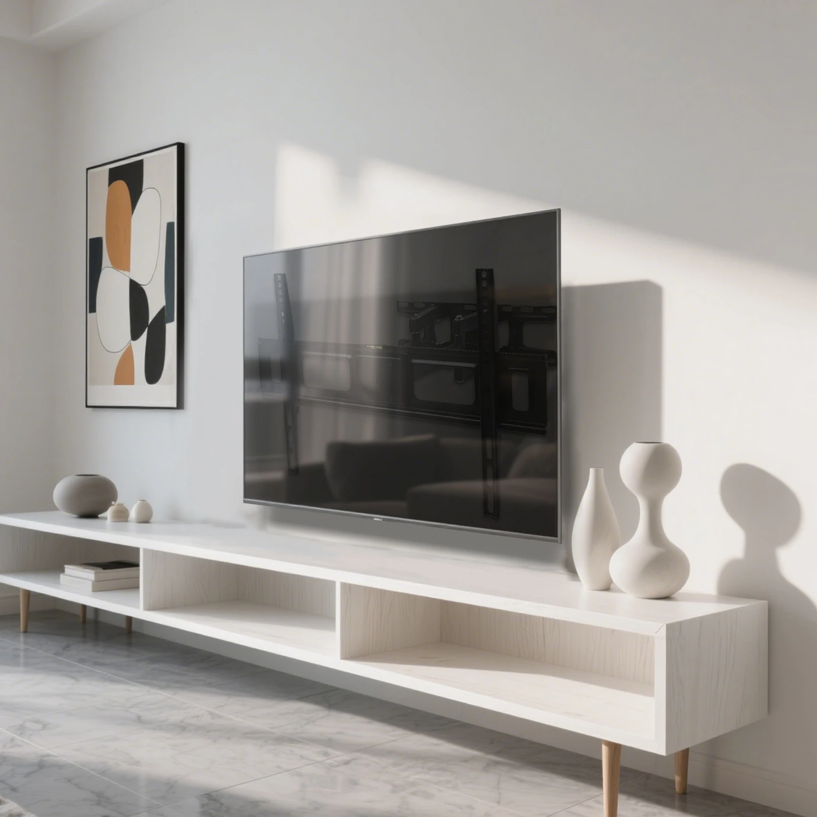 

Металлическое настенное крепление для телевизора с полным поворотом и наклоном, кронштейн для телевизоров 26-80 дюймов