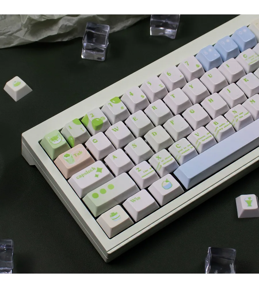 Summer Qingti Mechanical Keyboard Keycap Ceramic PBT Sublimation Customization Original Wooting/Made68