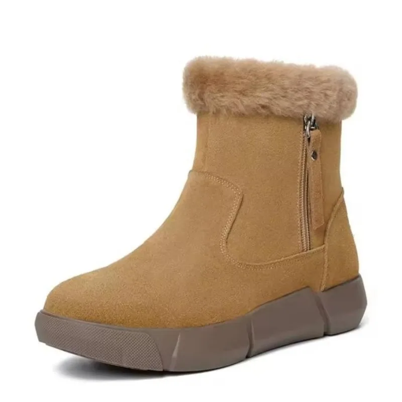 

Winter Boots With Fur Boots-Women Female Shoes Australia Plush Lolita 2026 Ladies Snow Ankle Padded Autumn Snow Boots For Women