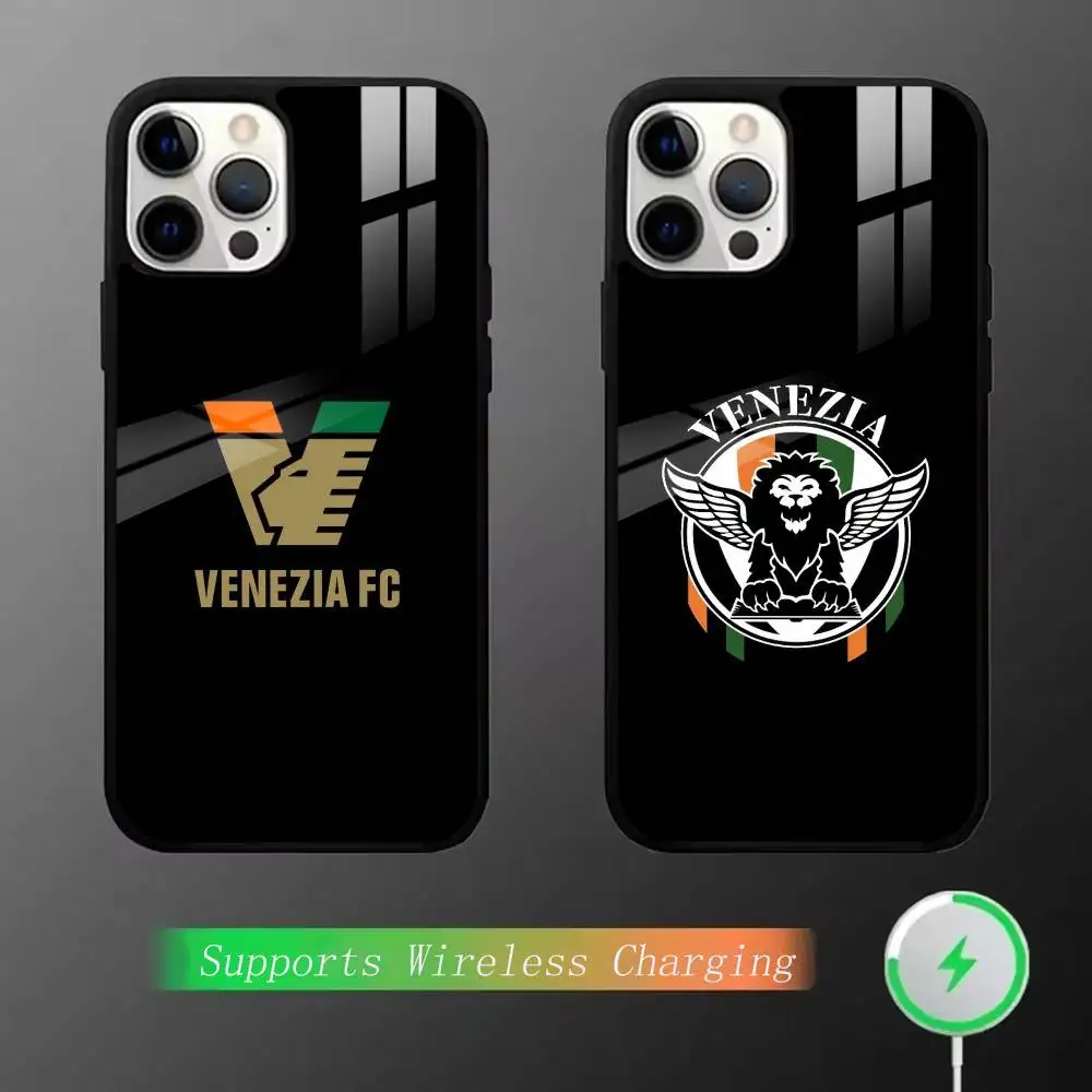 

V-Venezia F&C Retro Logo Phone Case For iPhone Magnetic 15,16,17,14,13,12,11 Plus,Pro with Wireless Charging