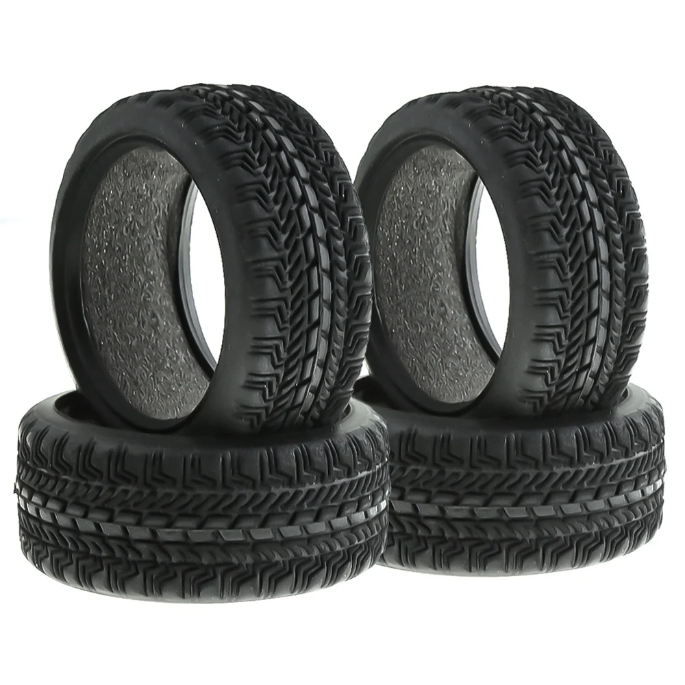 4Pcs Rubber Tire Tyre for 1/10 RC On-Road Drift Touring Car Sakura Traxxas HSP Tamiya HPI Kyosho RedCat,5