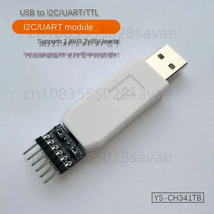 USB to I2C / UART / TTL / support low voltage 1.8v/3.3v/5v ch341tb