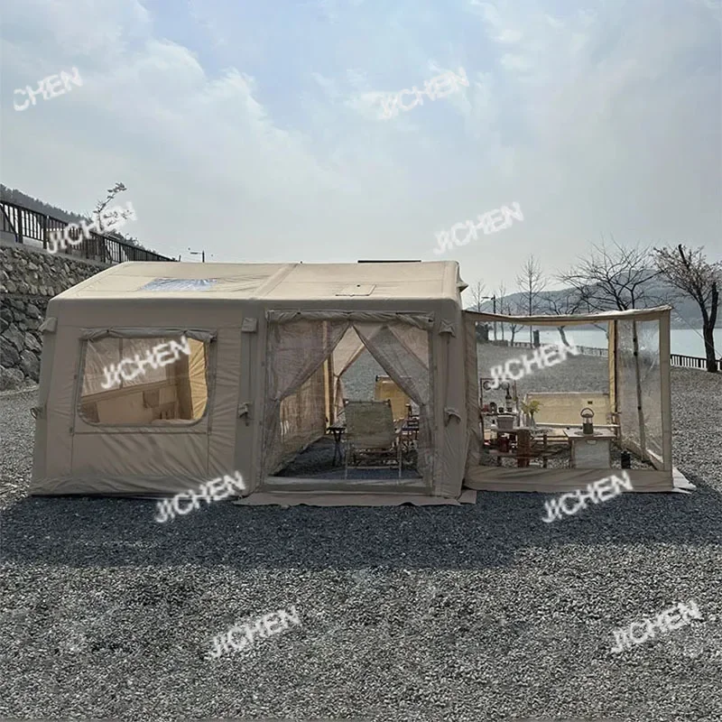 

HZ 17.2 Модернизированная надувная палатка на крыше с затенением на открытом воздухе и непромокаемая большая палатка для кемпинга может быть