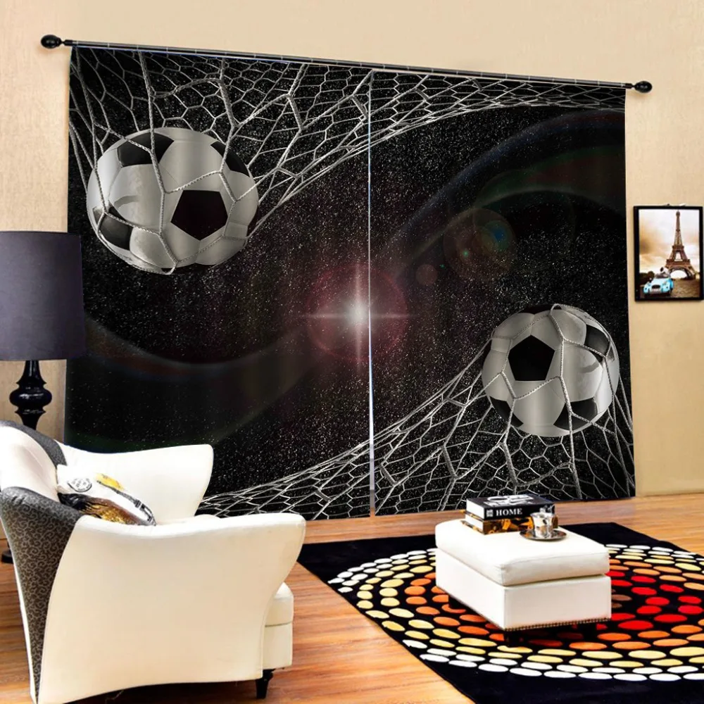 

New black blackout Window Curtain for Kid Childern Boy Bedroom Living Room Home Hook