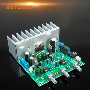 บอร์ดเครื่องเสียง Power Amplifier subwoofer TDA7379 sotamia 2.1แอมป์สเตอริโอไฮไฟ64วัตต์แหล่งจ่ายไฟเดี่ยวเครื่องขยายเสียงรถยนต์ AC DC 12โวลต์