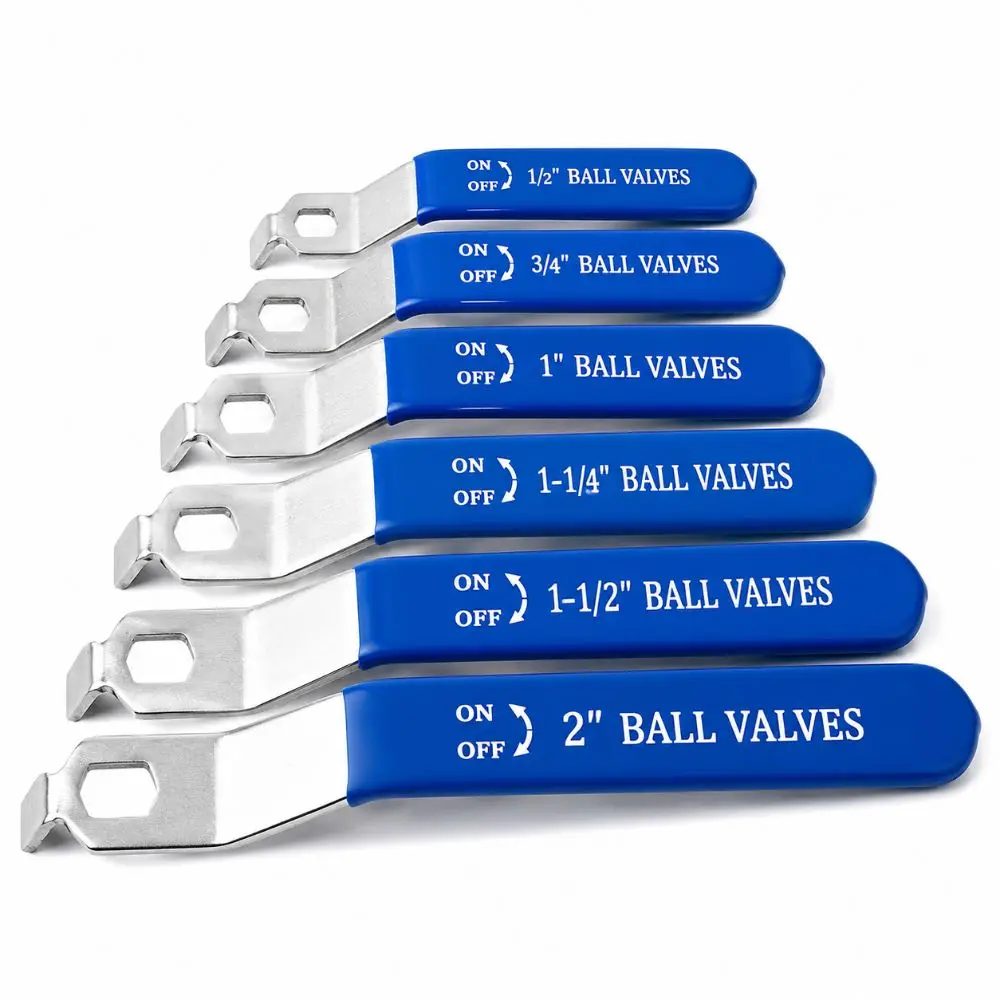 Valve Accessories Stainless Steel Ball Valve Handle DN15-50 Durable Water Valve Handle Lever Handle Water Pipe Wrench
