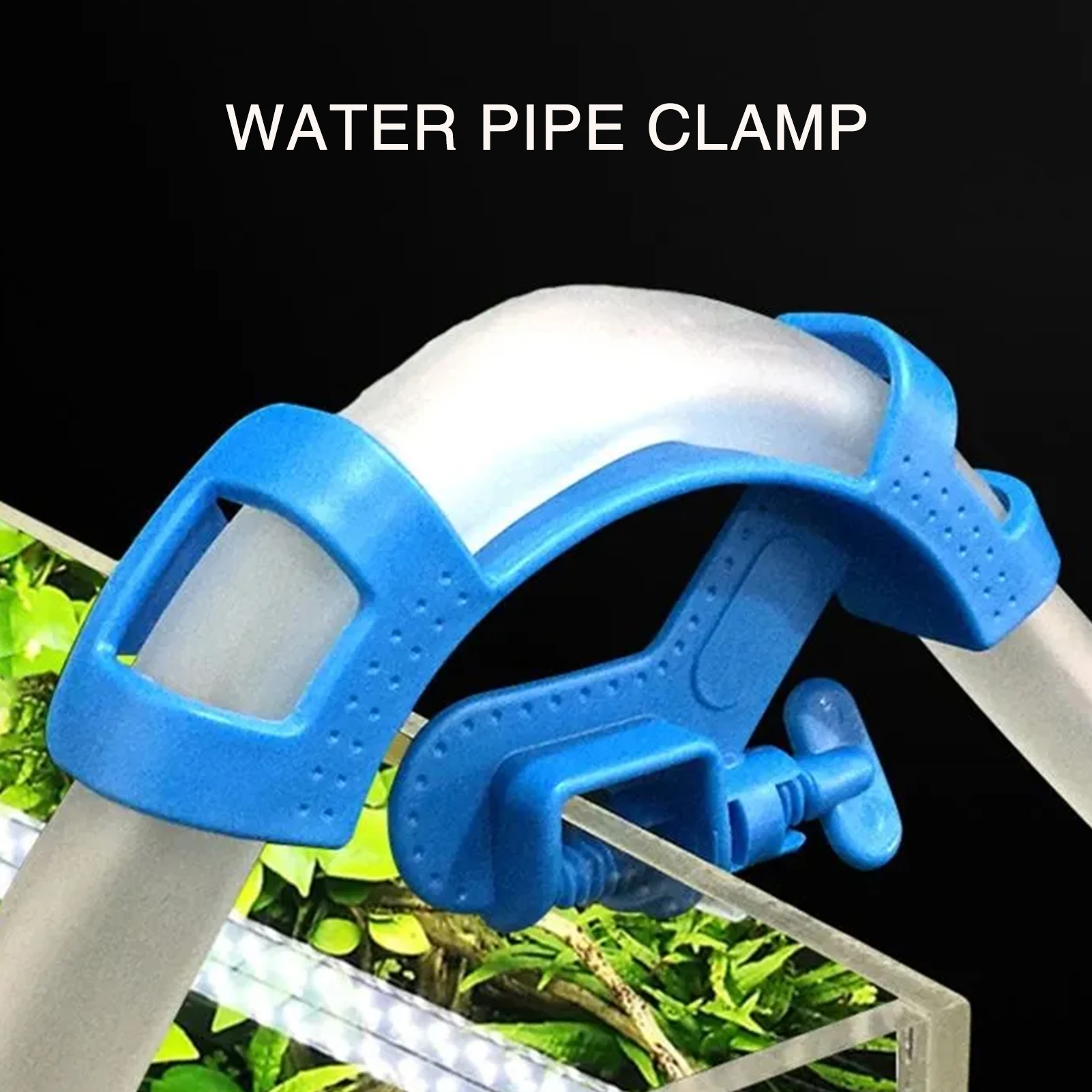 Hose Support Clip Fixing Aquarium Water Pipe Holder for Fish Tank Cleaning 20mm Tube Clamp Durable Plastic Rack Stable