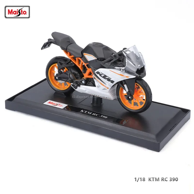 Maisto 1:18 KTM RC 390 CBR1000RR-R 2021 YZF-R1 Naked V4 S  YAMAHA MT-07 2018 motorcycle motorcycle Model collection gift toy