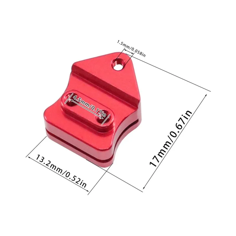 For 1/10 C8815 & 1/12 C8835 Hummer H1 RC Car Accessories-Steel Mounting Ears Included