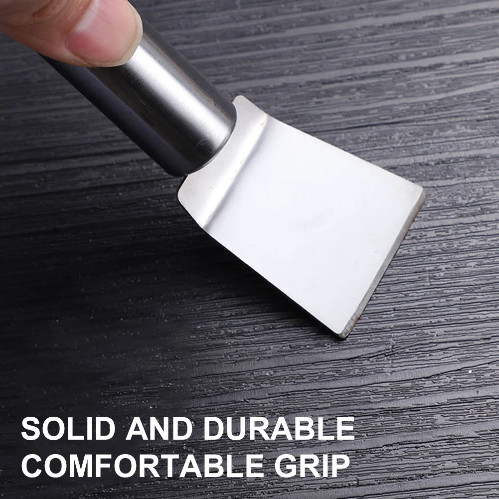 Multifunctional Stainless Steel Kitchen Cleaning Scraper Ice Thawing Scraper Oil Stain Remover Kitchen Cleaning Tool