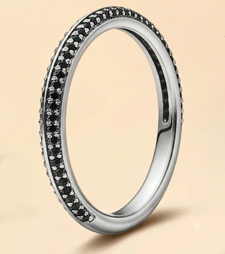 Hot Sale Multi Color Eternal Ring, Single Row Stacked Ring, Women's Wedding, Daily Jewelry Gifts Suitable For Various Festivals