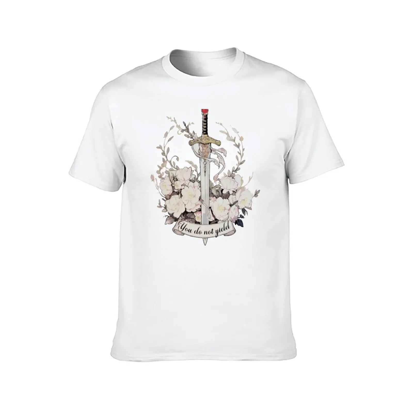 เสื้อยืด You Do Not Yield Throne Of Glass เสื้อยืดผู้ชาย ผ้าฝ้าย เสื้อยืดผ้าฝ้าย 100%