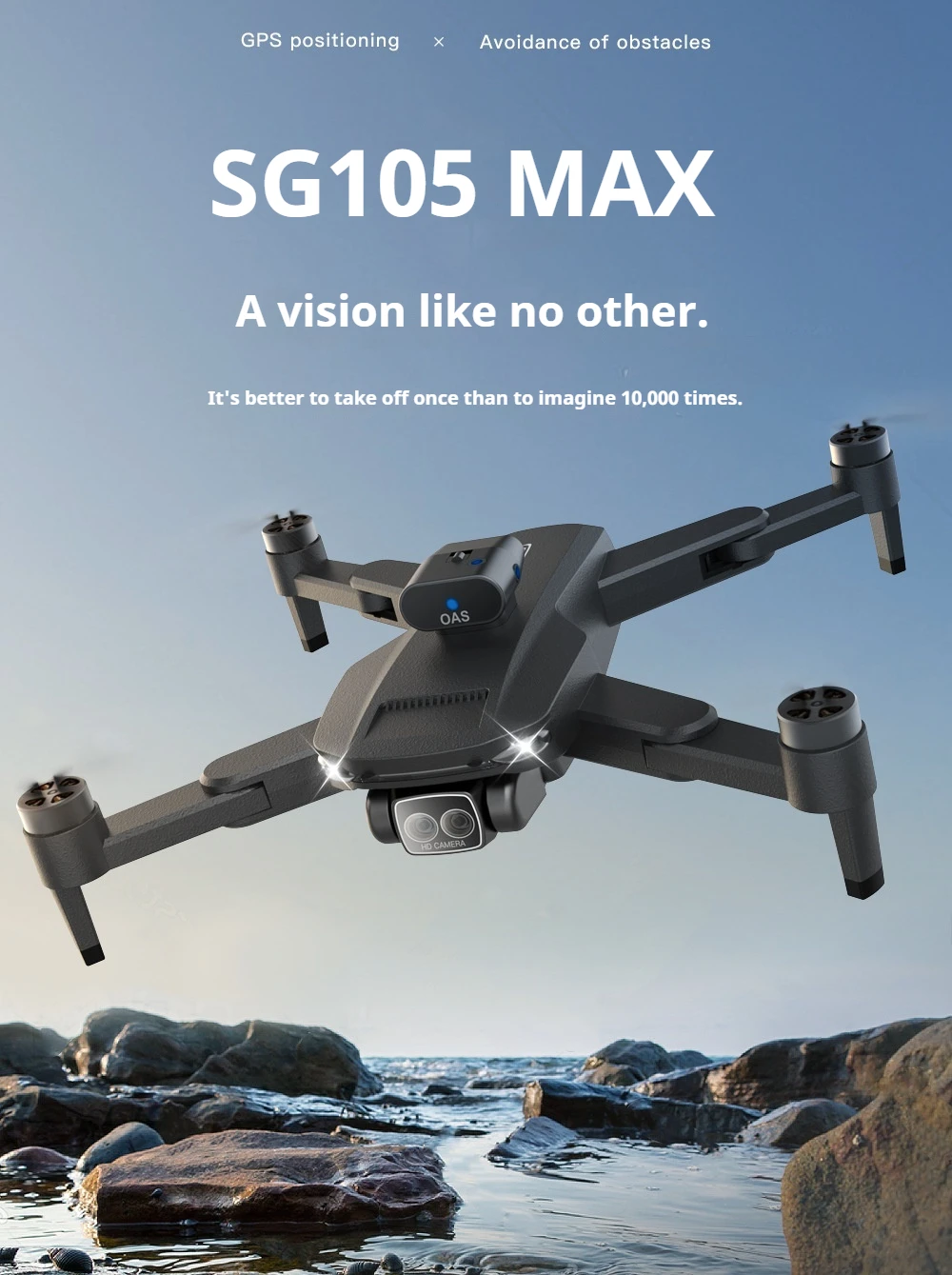 BEAST SG105MAX Remote Control  Professional Drone RC Toys Quadcopter FPV Mini Camera Racing Drones  High Quality Toys for Boys