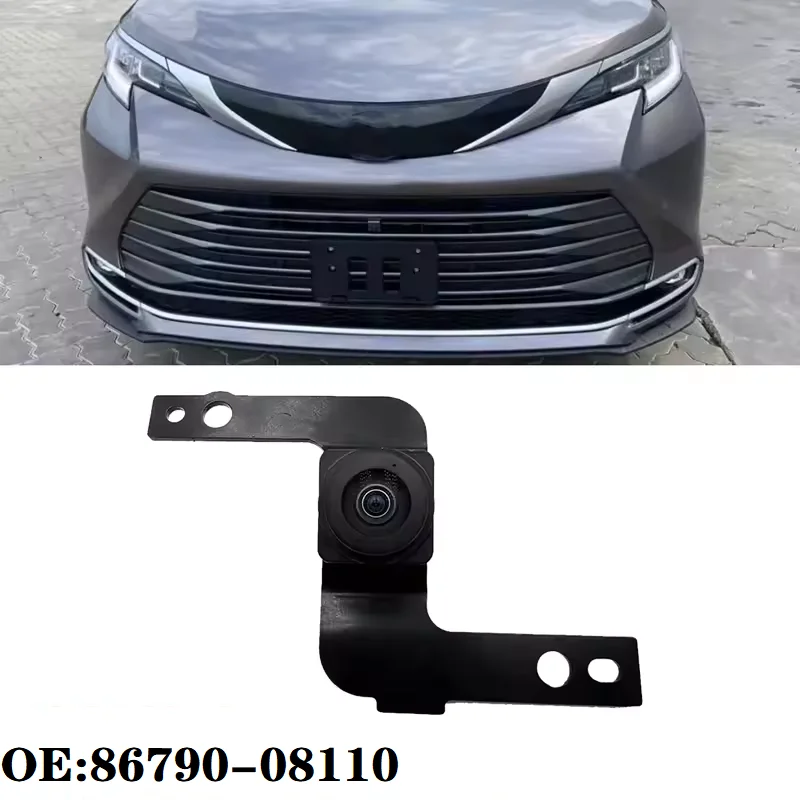 

HD автомобильная вспомогательная камера 86790-08110 объемный передний вид гриль парковочный автомобиль для Toyota Sienna 2020-2023 8679008110
