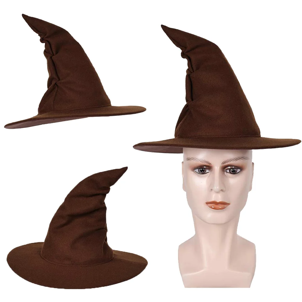 

Movie Magic Ring King Tom Bombadil Cosplay Fantasy Wizard Hat Men Costume Accessories Adult Male Roleplay Fantasia Party Props