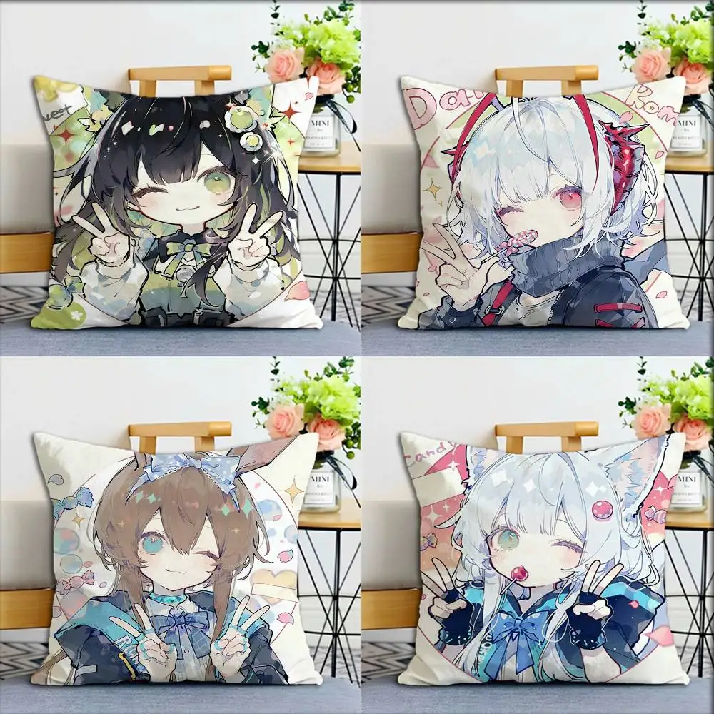 

A-Arknight E-Enfield G-Game World Various Sizes Square Pillow Case For Car Home Bedchamber Decor