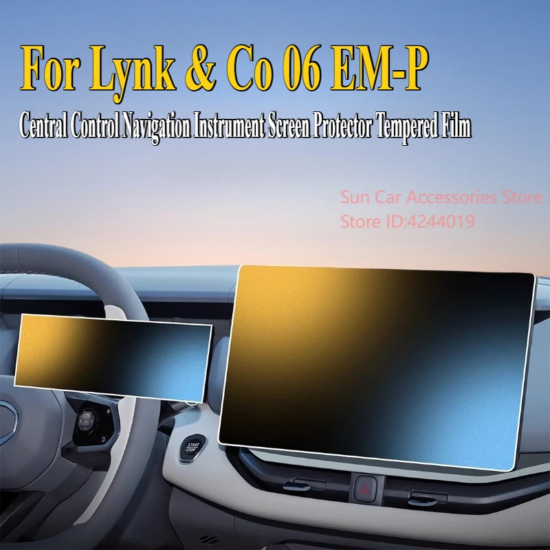 

For Lynk & Co 06 EMP 2025 Central Control Navigation Instrument Screen Protector Tempered Film Car Interior Modified Accessories