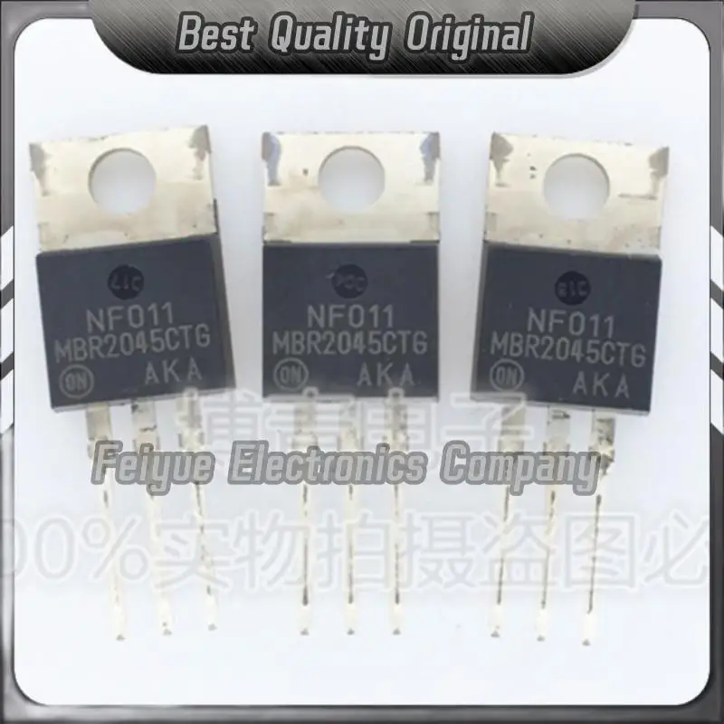 5PCS-20PCS  MBR2045CTG MBR2045  20A 45V TO-220  Best Quality Imported Original