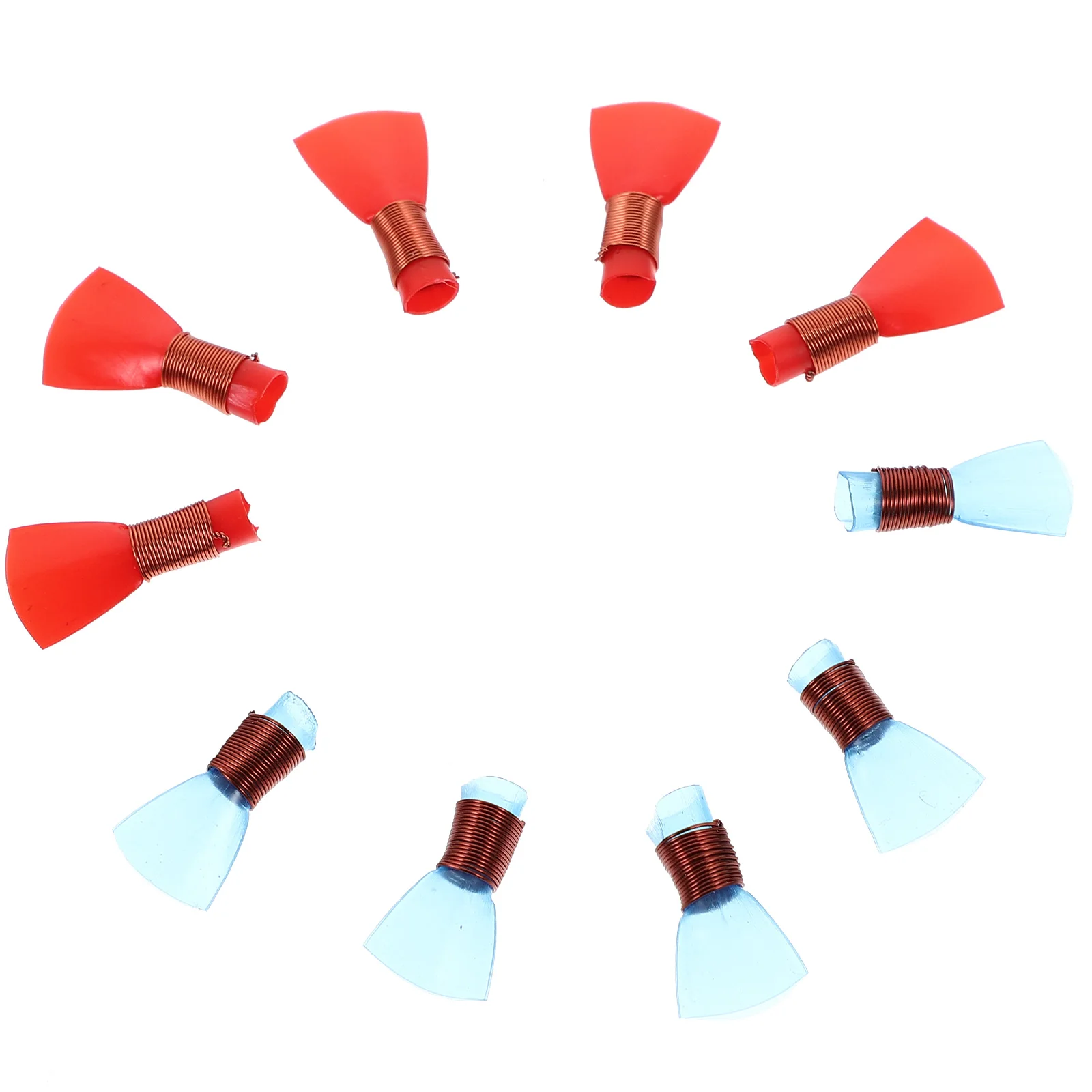 

10pcs Suona Reeds Natural Reed Copper Wire Craftsmanship Adjustable For Mouth Shape Warm Water Soak Required Instrument Reeds