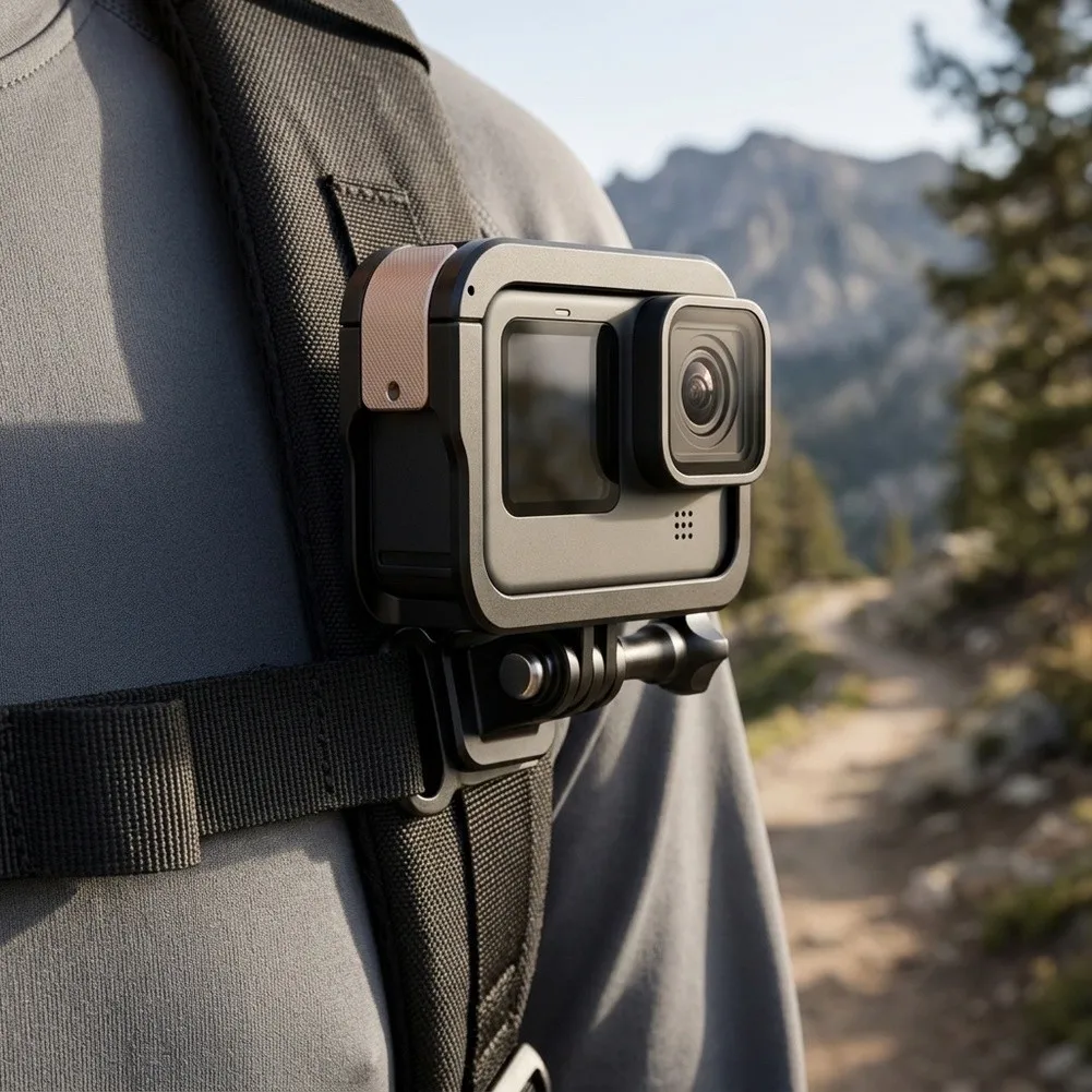 Metal Camera Cage For Insta360 X6 Black Protective Shell With Quick-Release Expandable Mounting Frame Accessories