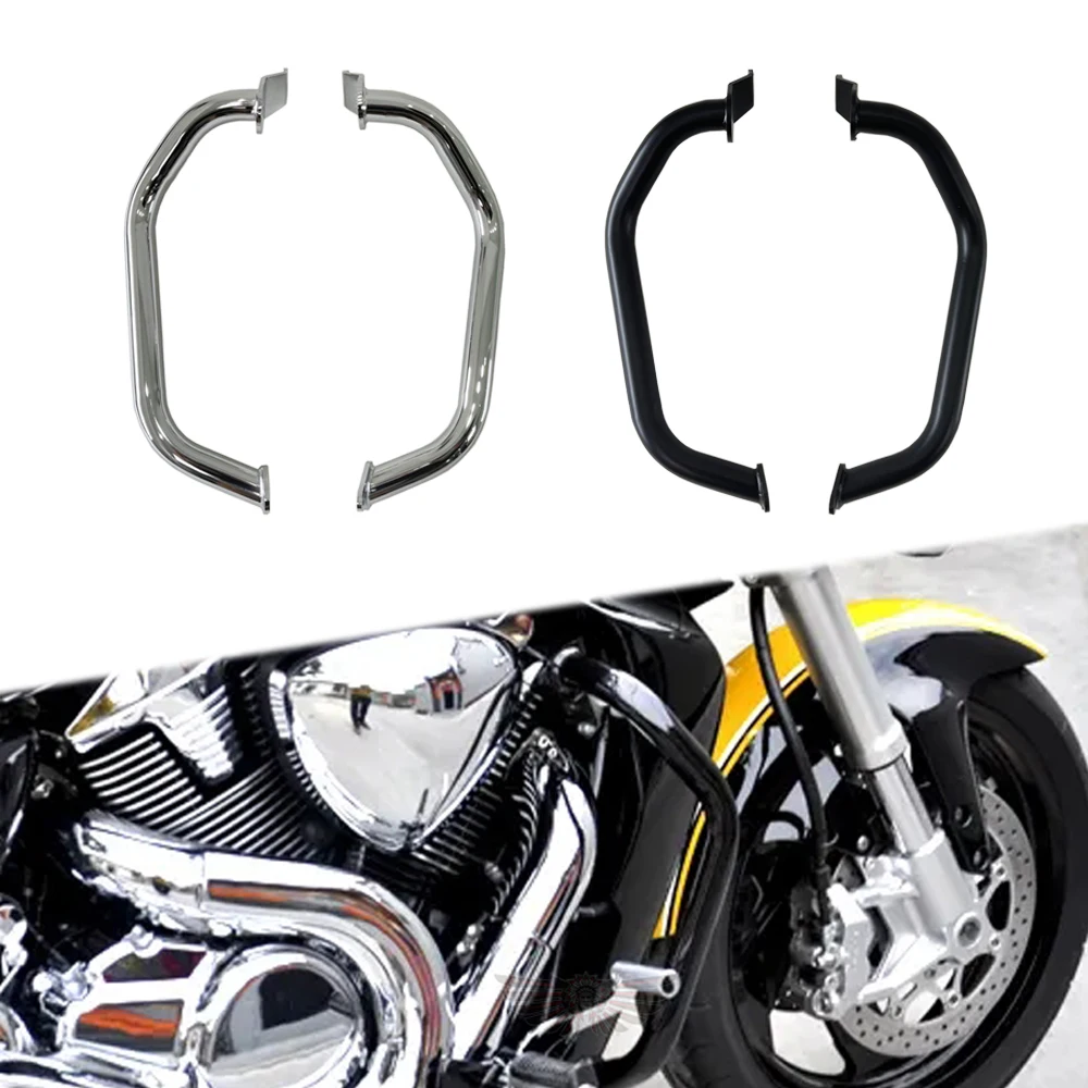 Motorcycle Engine Guard Bar Highway Engine Crash Protector Fit For SUZUKI Caravan Intruder M800R M109R VZR1800 2006-2022