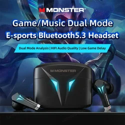 Original Monster XKT06 sport Gaming auricolari con riduzione del rumore 2023 nuovi auricolari Bluetooth 5.2 cuffie Wireless TWS