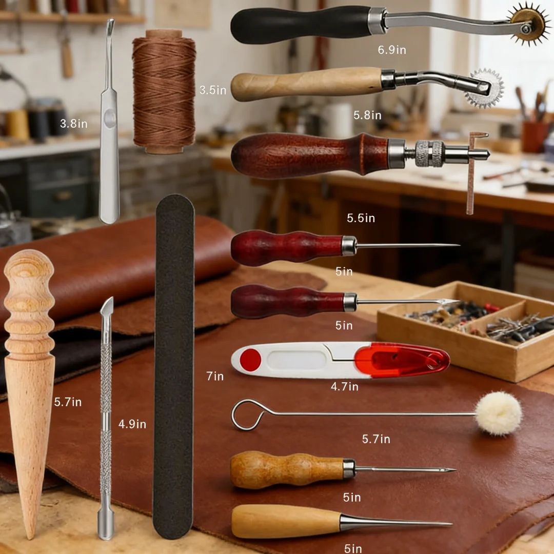 مجموعة أدوات الحرف الجلدية الا - مراجعة Groover Stitching Tool وسعره