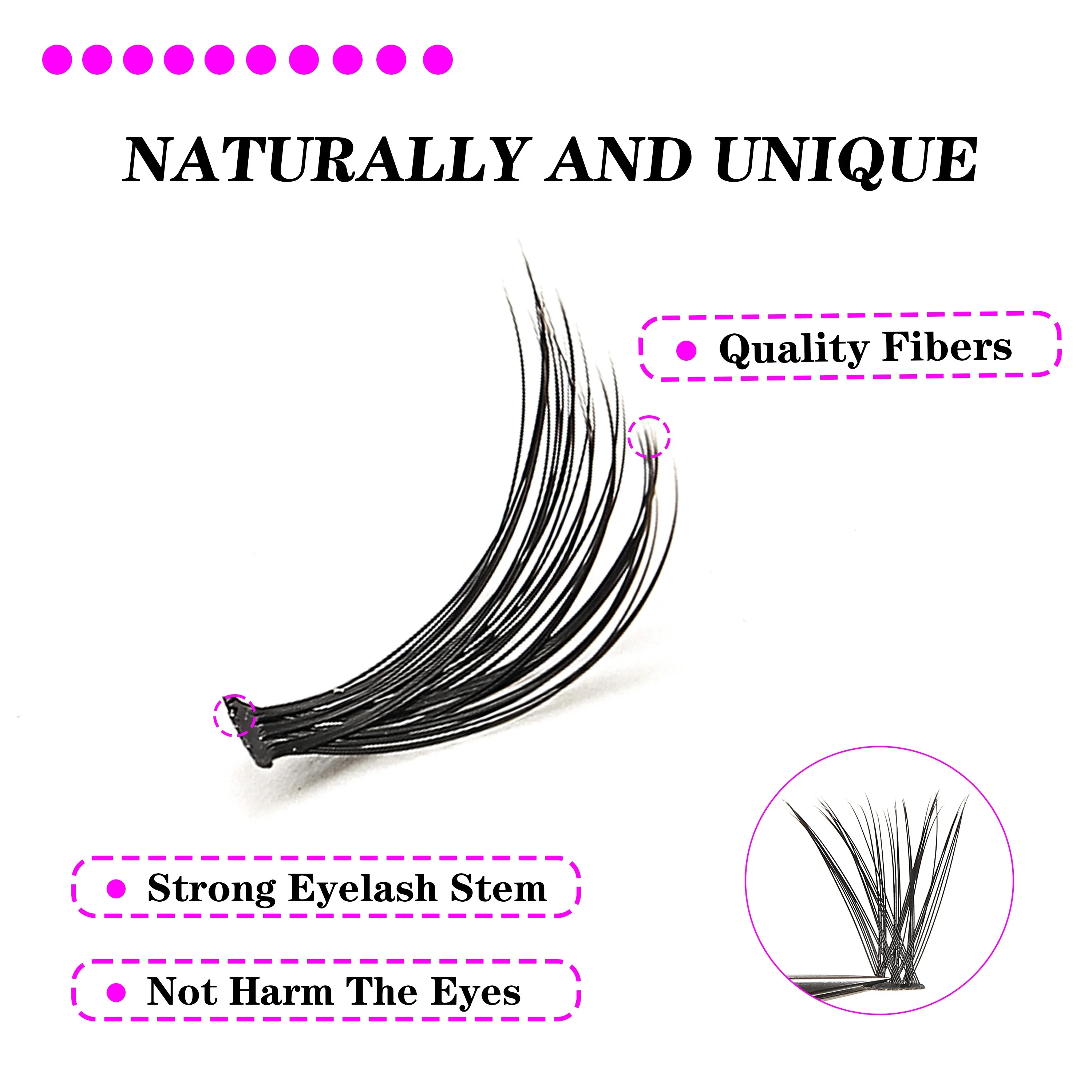 200Pcs Diy Eyelash Extension Kit - D Curl, 40D Volume, Reusable Cluster Lashes With  Beginner-Friendly, Variety Lengths (6-15Mm)