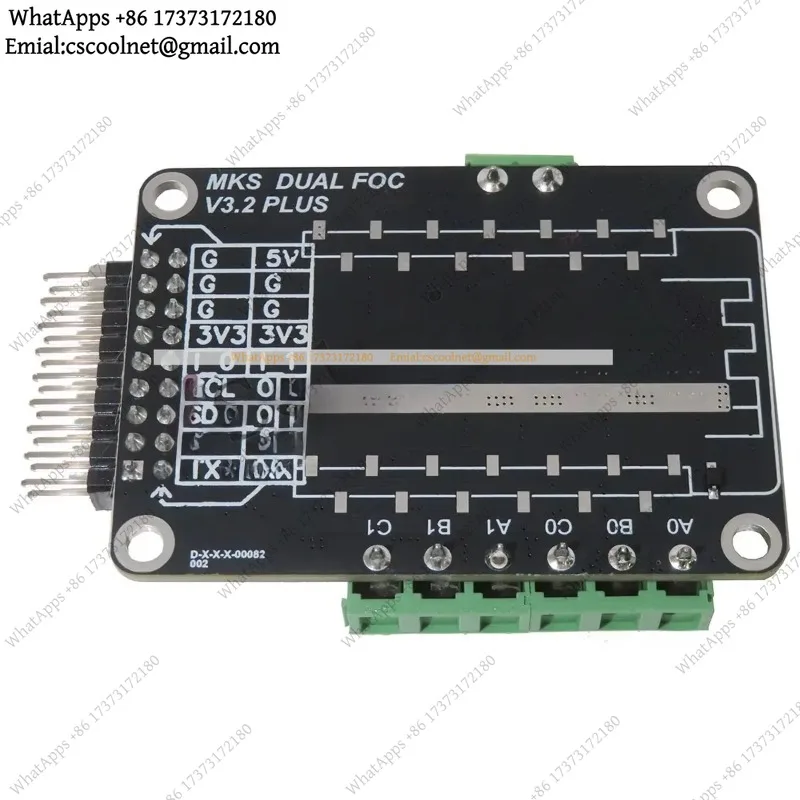 JS03 MKS SimpleFOC Dual-Channel Micro Brushless Motor Driver V3.2/V3.3 | FOC Servo Controller Compatible with ESP32