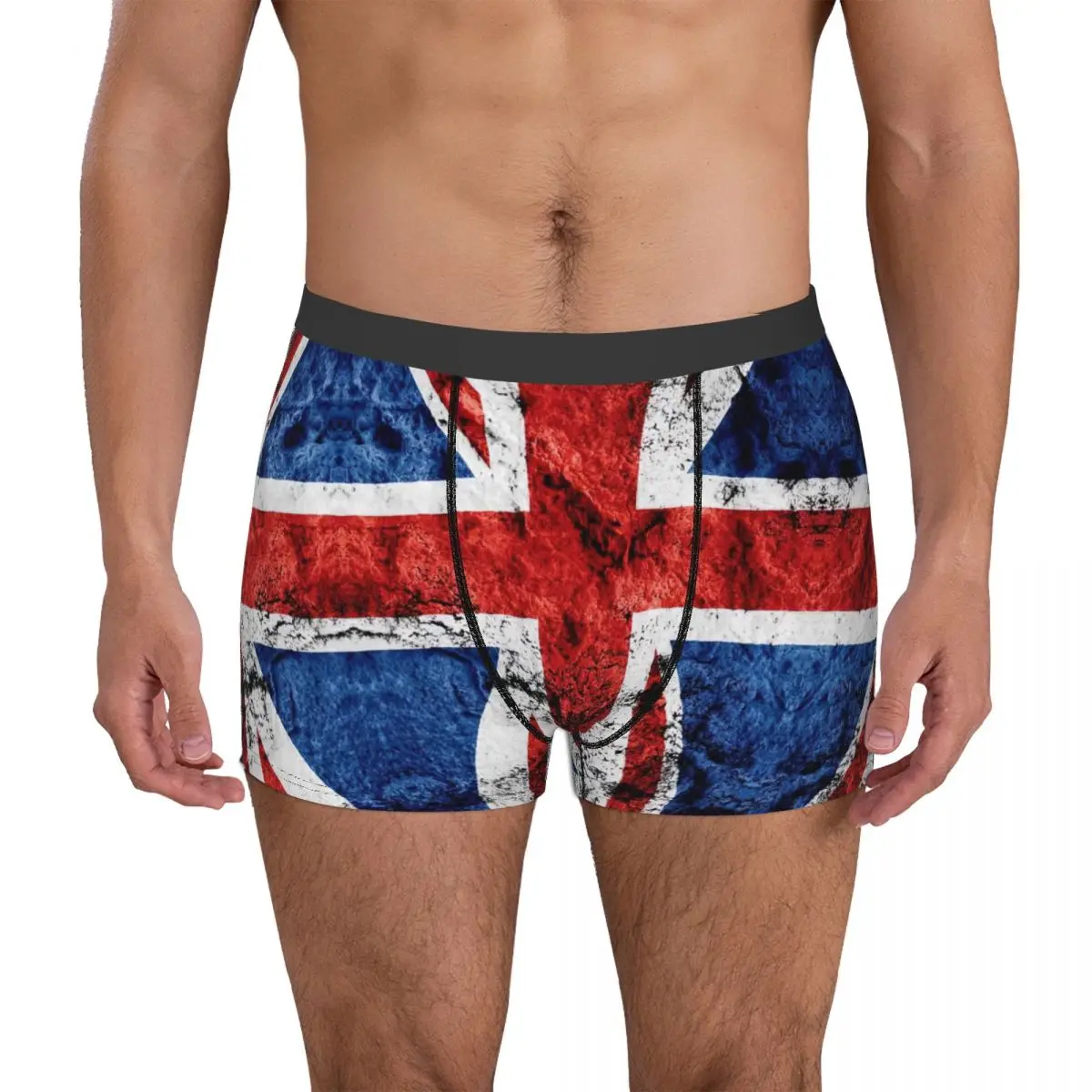 United Kingdom Flag Underpants Cotton Panties Men's Underwear Ventilate Shorts