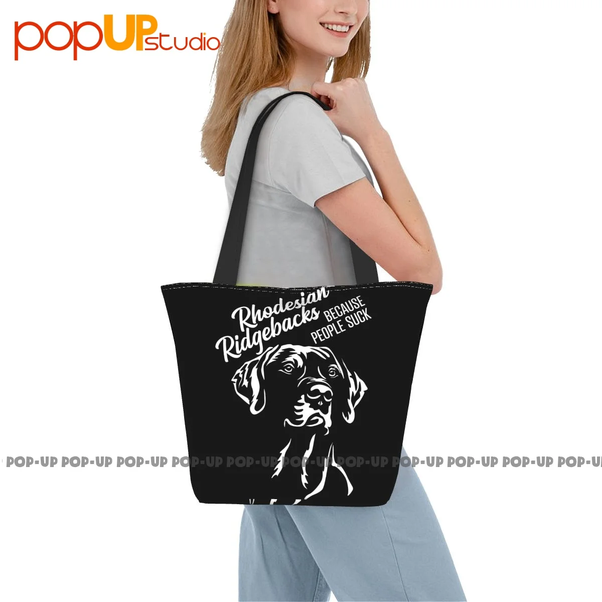 Rhodesian Ridgeback,Ridgebacks Because People Suck,Dog Handbags Beach Bag Shopping Bag High Quality