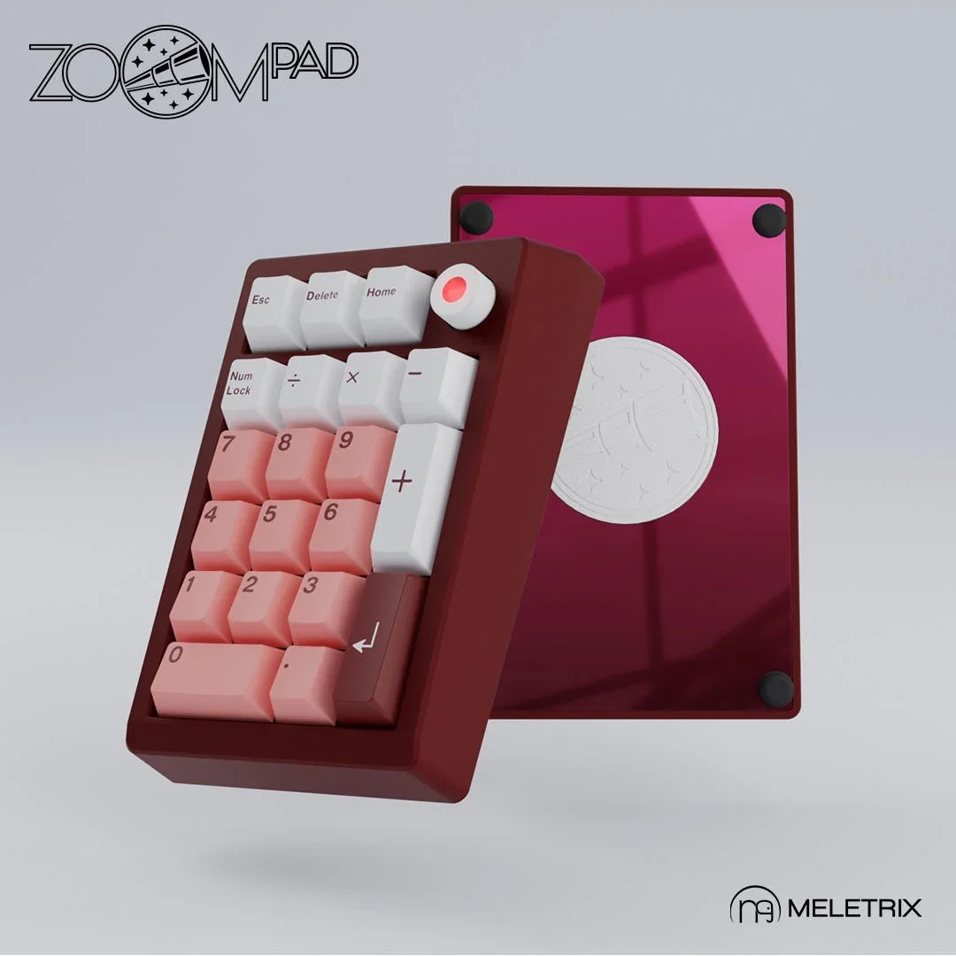 Imagem -02 - Zoom Pad Mini Teclado Mecânico Liga de Alumínio Botão Multi-função pc Numpad sem Fio Acessórios de Escritório Presentes