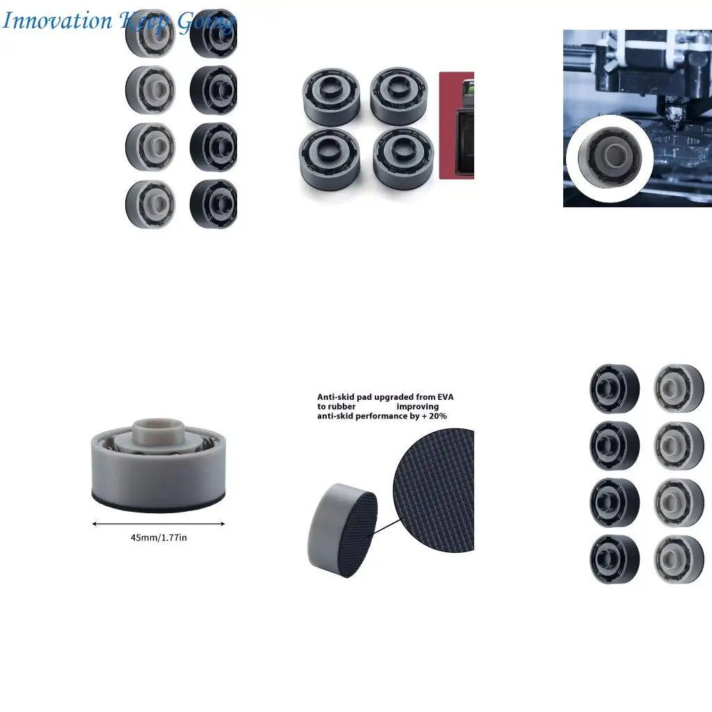 

E65C Vibration Dampening Rubber Pads For S1C Printer Stability Improved Anti Slip