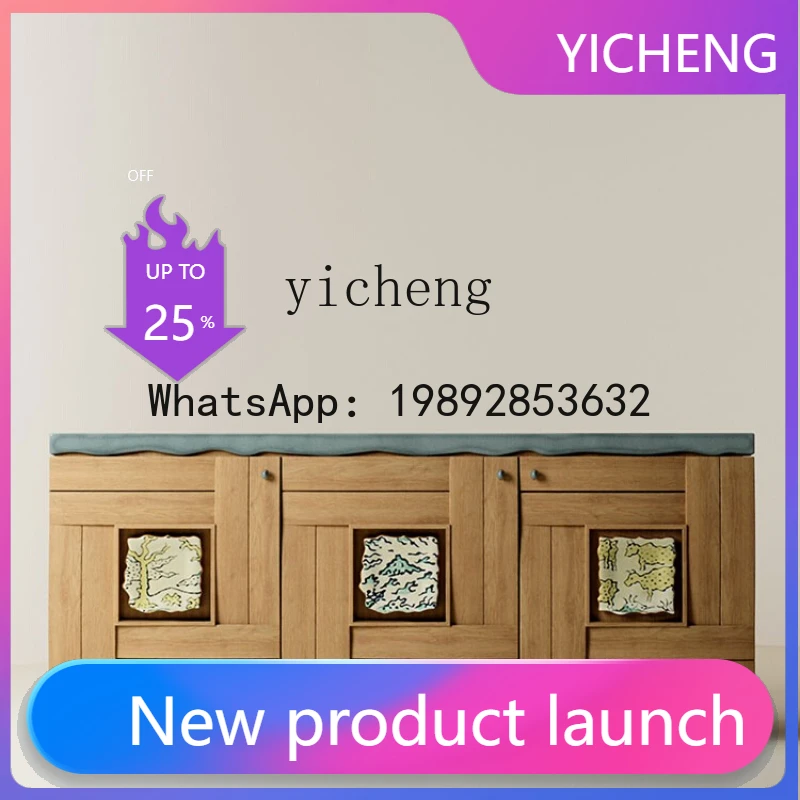 

Тумба прихожая в средневековом стиле, из массива дерева, приставная тумба для столовой, декоративный шкаф для хранения в скандинавском стиле