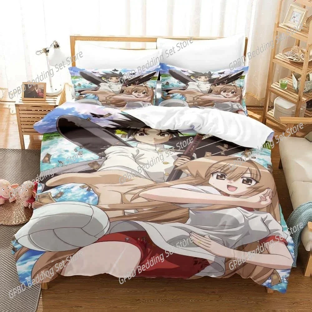 Fashion 3d Anime My Bride is a Mermaid Comfortable Duvet Cover Pillowcase Bedding Set Children Bedroom Decoration Home Textile