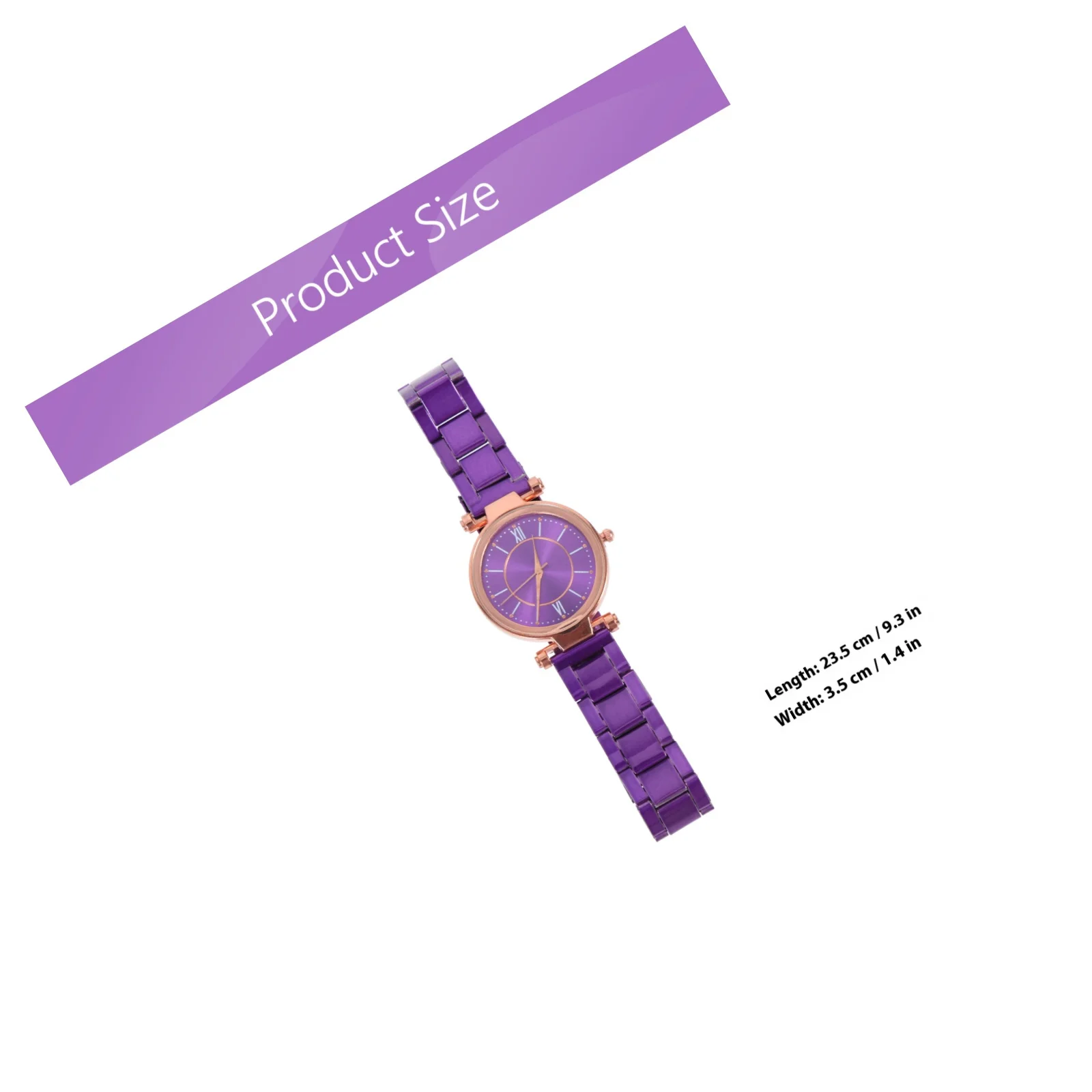 ساعة يد كوارتز بأسلوب بسيط للنساء مقاومة للخدوش والارتداء بمينا عالي الوضوح وإكسسوارات أنيقة