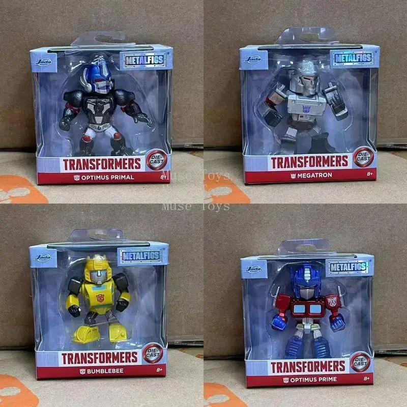 

Jada Transformed Toys Height 8cm Metal Ornament Optimus Prime Megatron Bumblebee Captain Gorilla Desktop Ornament Decoration