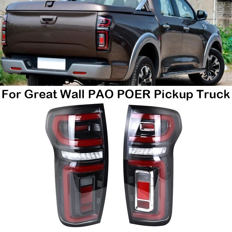 

For Great Wall PAO POER Pickup Truck Passenger Version Car Rear Tail Light Brake Light Tail Lamp 4133101XPW04A 4133100XPW04A