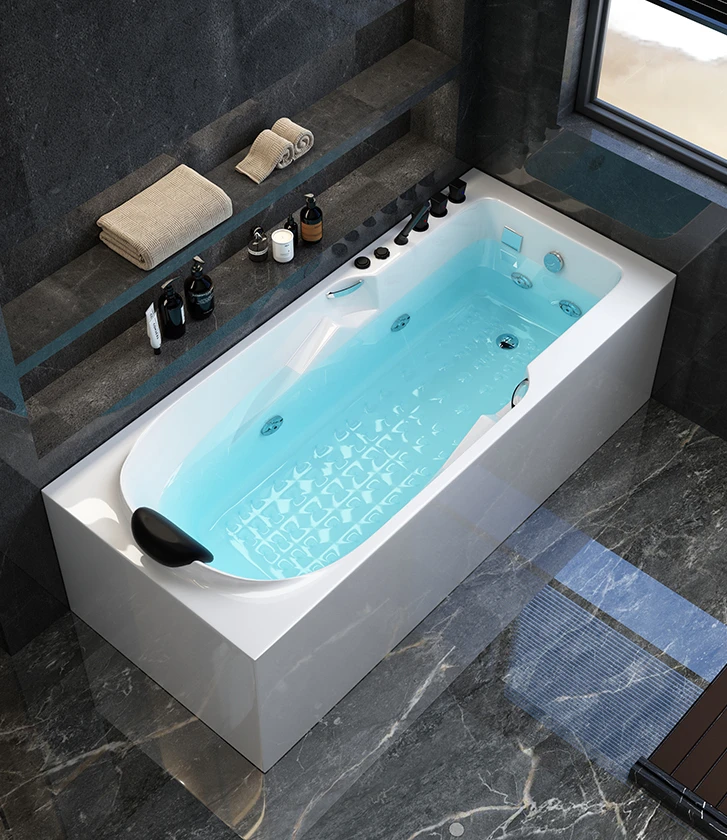 

Ou Kailun Jacuzzi acrylic mini small household bathroom online celebrity bathtub