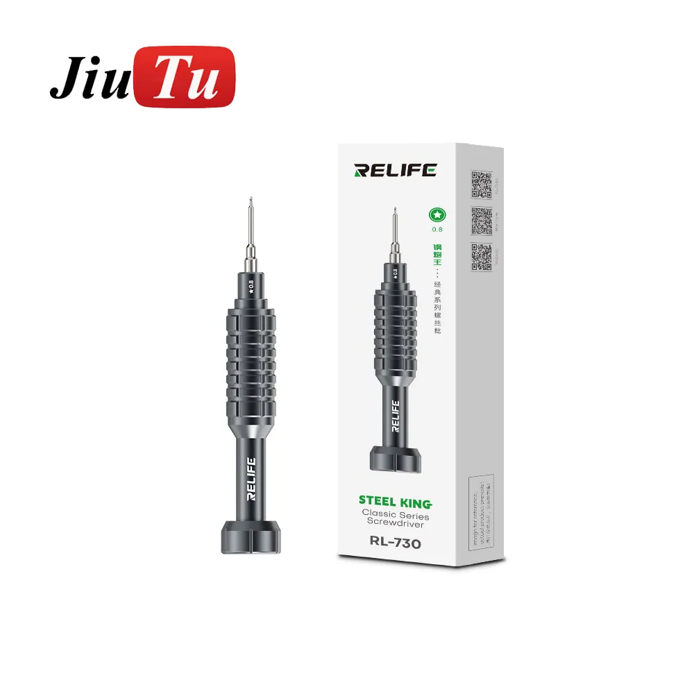 

RELIFE RL-730/730A Steel King Classic Series Screwdriver Y0.6/0.8/+1.5/+2.5/T1 For iPhone Android Mobile Phone Open Tools