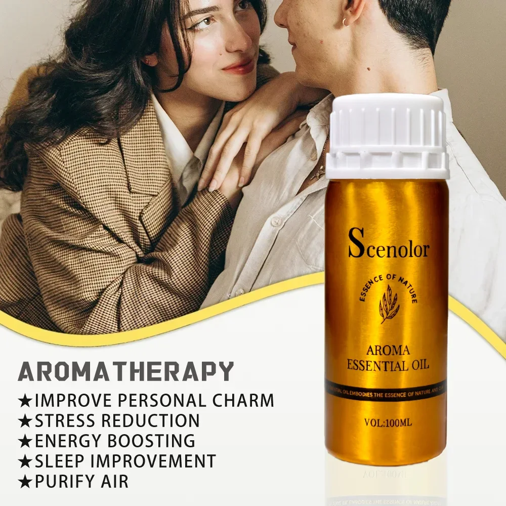 Olio essenziale di profumo da 100 ml, deodorante per ambienti domestici, diffusore di aromi, olio essenziale di marca famosa a base di piante pure