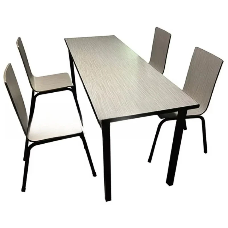 High-quality restaurant wooden dining table and chair set