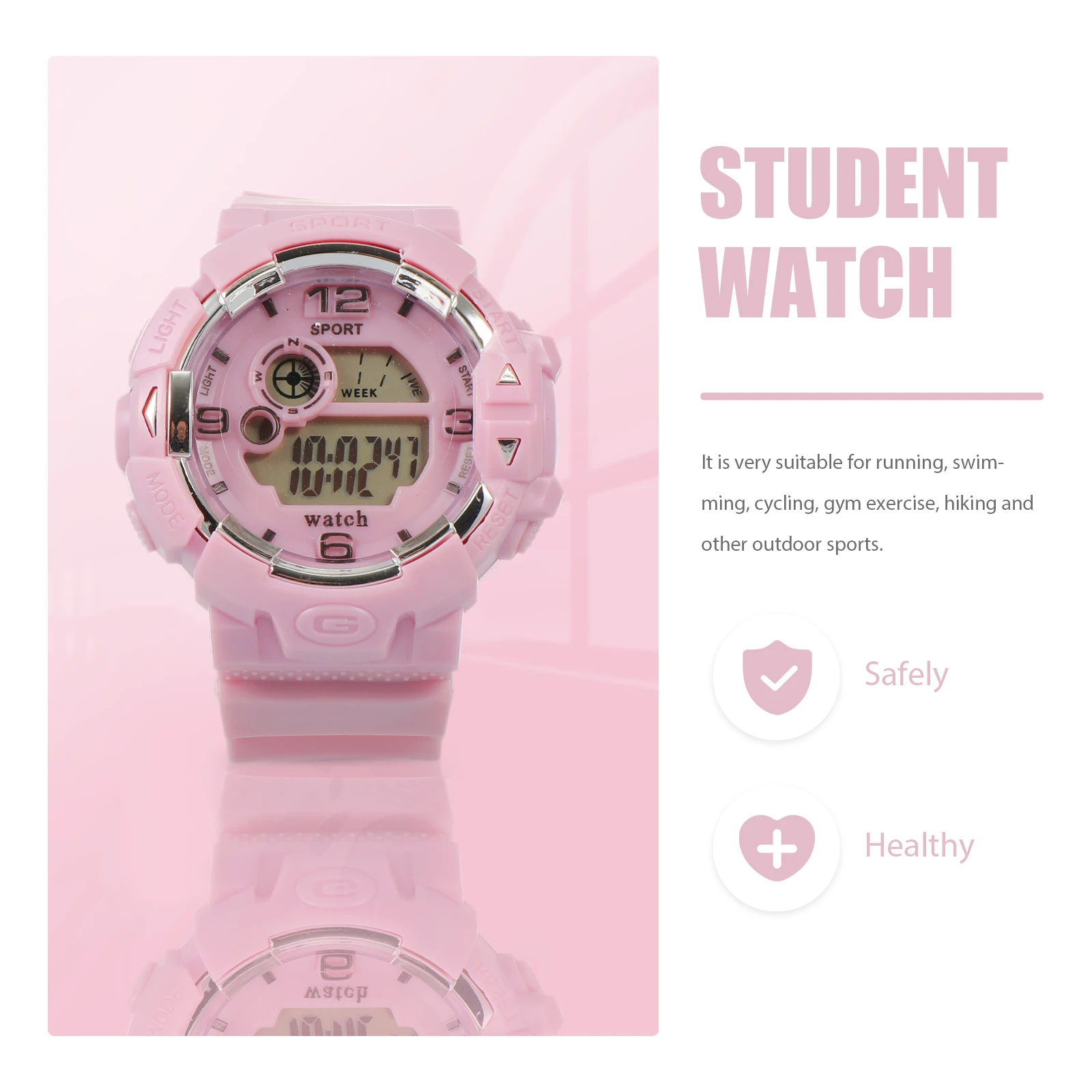 

Luminous Candy For Kids Waterproof Digital Sports Watch Outdoor Led Wristwatch Students Luminous Electronic Watch Gift