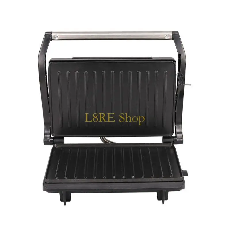 L8RE Electric Contact Grill Barbecue 무연 베이킹 개방 180도 바베큐