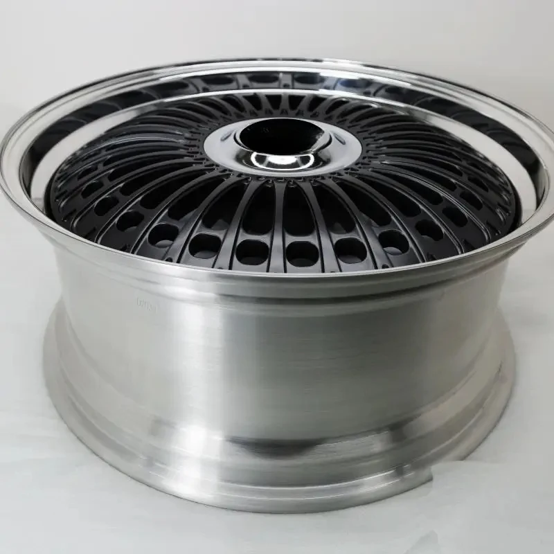 

Factory Whole Sale New Customizable Forged Two Piece Aluminium Alloy Wheel Hubs Matte Black OEM ODM 40mm 25mm