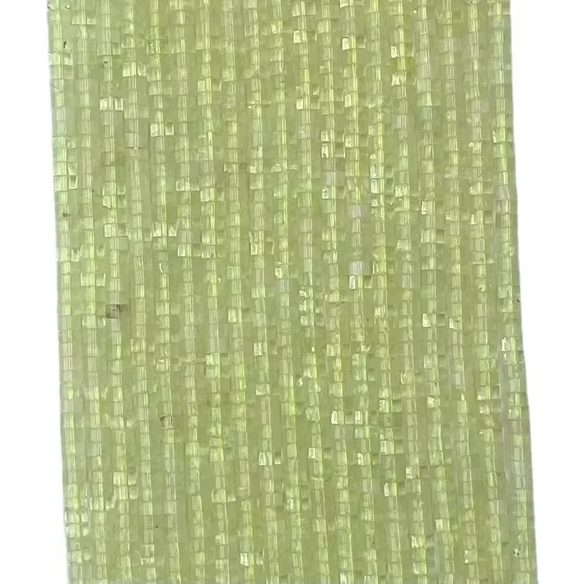 الكريستال الطبيعي 2 مللي متر x 4 مللي متر Facted Haixi ورقة 38 سنتيمتر فضفاض الخرز لصنع المجوهرات تصميم حجر الموضة عقد دي اي واي هدية بالجملة #4