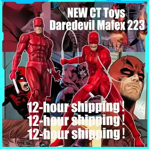 Nuevo en Stock Ct Toys Mafex 223 DAREDEVIL figura de acción versión cómica figura Shf figura de Anime estatua modelo colección regalos juguete