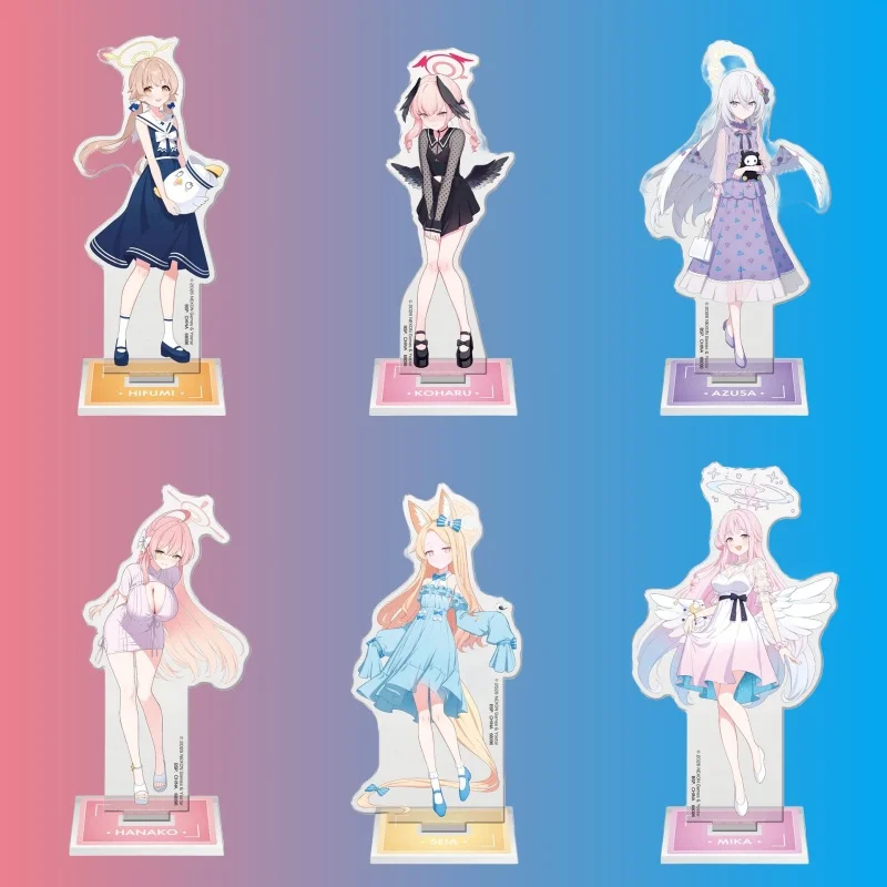 Blue Archive GAME 15CM Acrylic Stand Model Figure Cosplay Plate Holder Topper Birthday Fans Christmas Gift Keychain